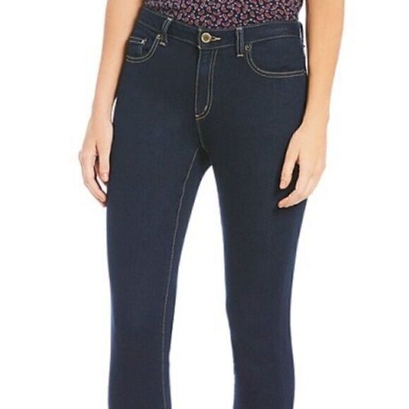 NEW Michael Kors Izzy Skinny Dark Rinse Jeans . - Picture 10 of 15